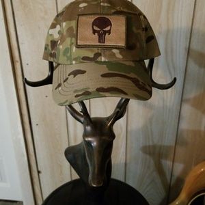 Condor Camo Tactical cap with patches